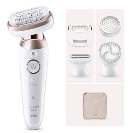 Épilateur Braun Silk-Epil SES 9-060 3D Flex Blanc & Rose Gold Tunisie