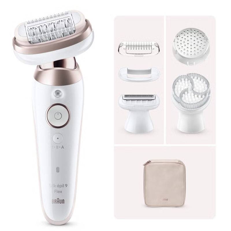 Épilateur Braun Silk-Epil SES 9-060 3D Flex Blanc & Rose Gold - Braun