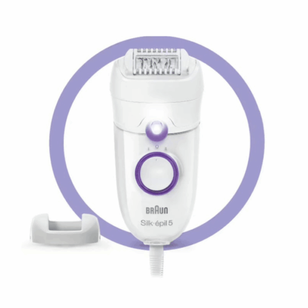 Épilateur Braun Silk épil 5 SE5-505P Blanc & Violet Tunisie