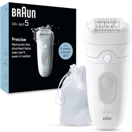 Épilateur Braun Silk épil 5 Wet & Dry SE5-011 Blanc & Gris Tunisie