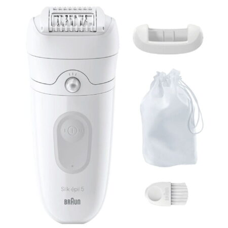 Épilateur Braun Silk épil 5 Wet & Dry SE5-011 Blanc & Gris Tunisie