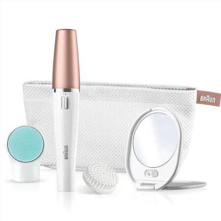 Épilateur & Brosse de Visage & Massage Pour Visage Braun SE851V Blanc & Bronze Tunisie