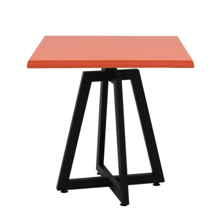 Table Bistrot Mega 70×70 Cm Werzalit Socle Métallique Sotufab – Orange – TBIS135 Tunisie