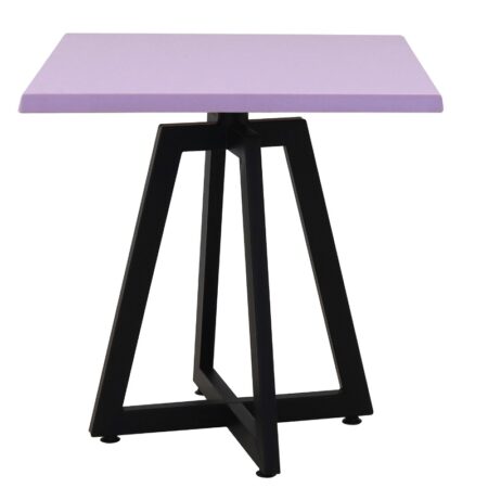 Table Bistrot Mega 70×70 Cm Werzalit Socle Métallique Sotufab – Violet – TBIS135 Tunisie