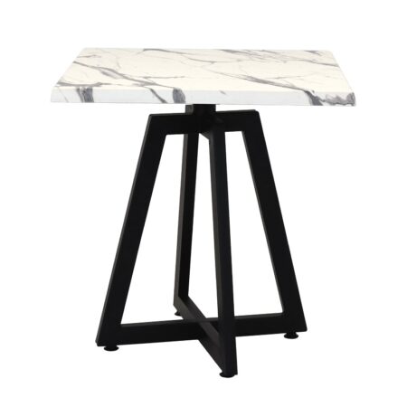 Table Bistrot Mega 70×70 Cm Werzalit Socle Métallique Sotufab – Afyon -TBIS135 Tunisie