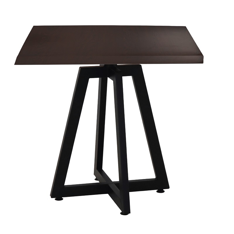 Table Bistrot Mega 70×70 Cm Werzalit Socle Métallique Sotufab – Wingue – TBIS135
