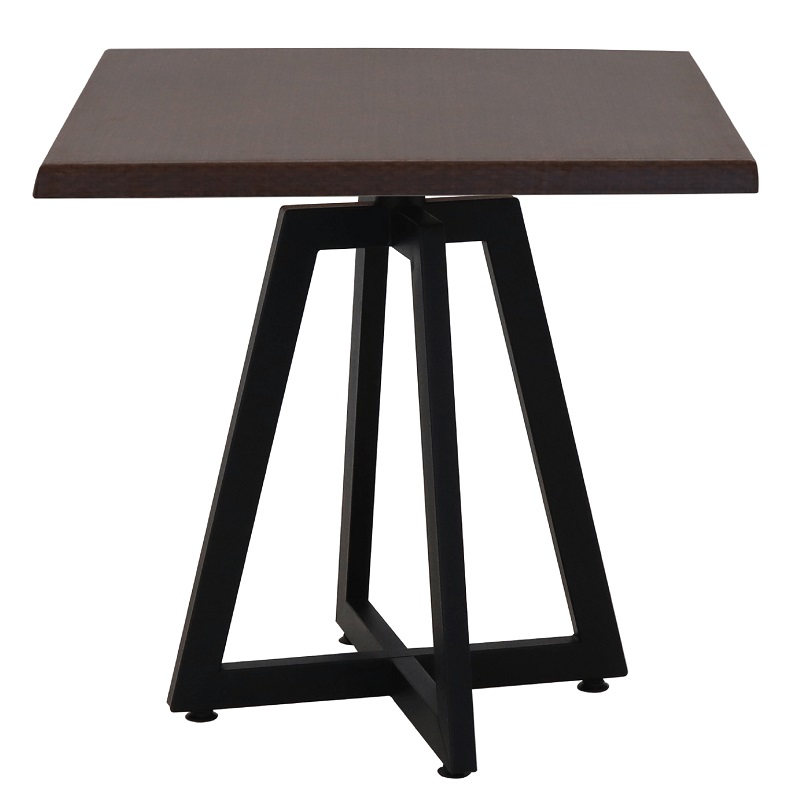 Table Bistrot Mega 70×70 Cm Werzalit Socle Métallique Sotufab – Wingue Rotin – TBIS135