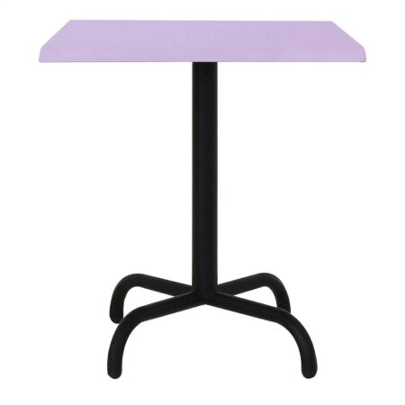 Table Bistrot 70×70 Wz Socle Métallique En Tube Rond – Violet – TBIS093 Tunisie