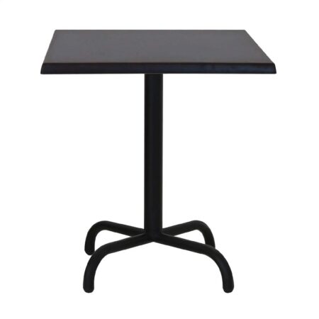 Table Bistrot 70×70 Wz Socle Métallique En Tube Rond – Noir – TBIS093 Tunisie