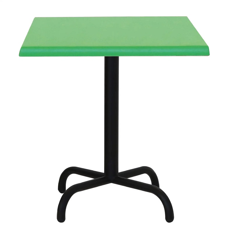 Table Bistrot 70×70 Wz Socle Métallique En Tube Rond – Pistache – TBIS093