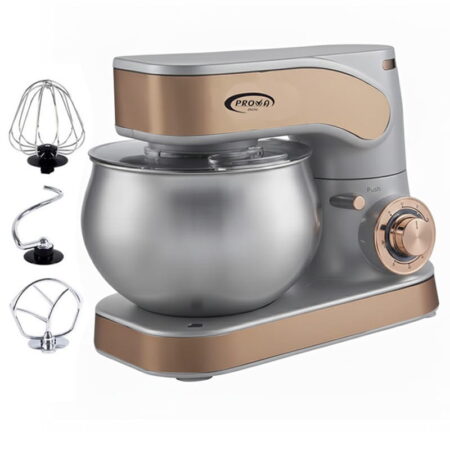 Robot Pétrin PROVA 5L PE-3004 1300 W Gris & Gold Tunisie
