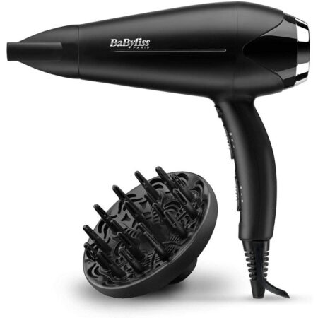 Sèche Cheveux BaByliss Turbo Smooth D572DE Noir/ Argent Tunisie
