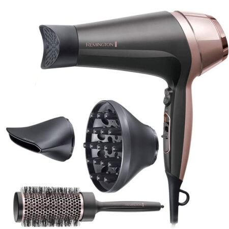 Sèche-Cheveux Curl & Straight Confidence Remington D5706 Gris & Rose Gold Tunisie