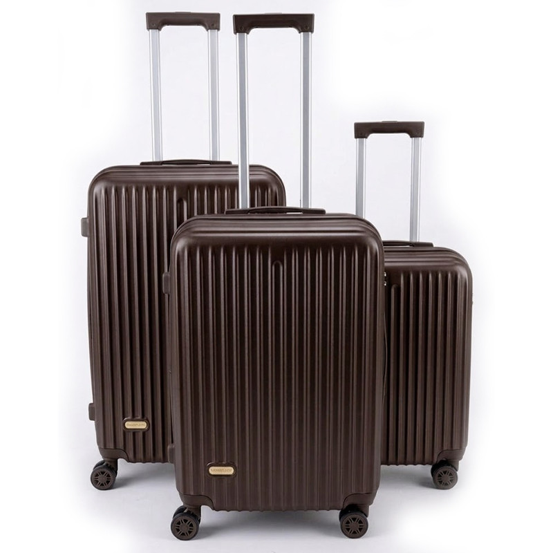 Set De 3 Valises Hund Red HR01 Marron – 8V0000100