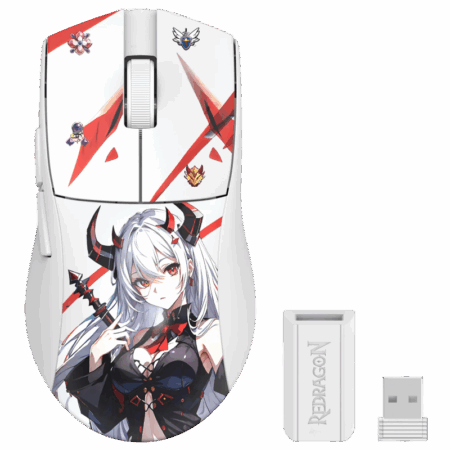 Souris Gamer Sans Fil REDRAGON KING AK-PRO M916AK Blanc – M916AK-PRO Tunisie