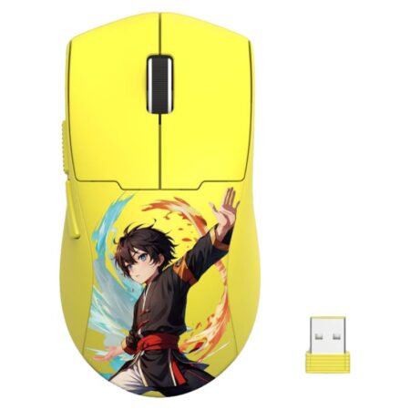 Souris Sans Fil Gamer Redragon K1ng Max Jaune – M918AKB-PRO Tunisie