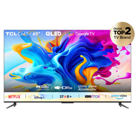 Téléviseur TCL 65C645 UHD 4K QLED Android / Smart Noir Tunisie