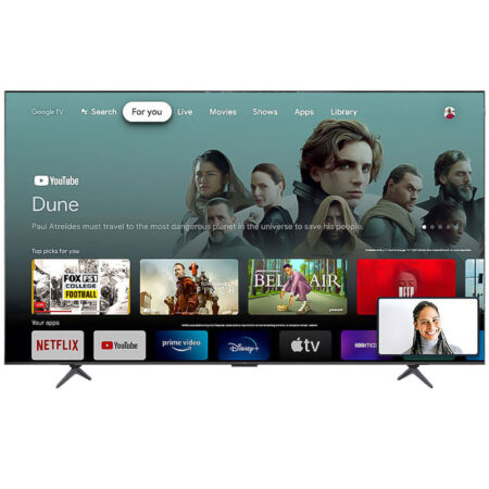 Téléviseur TCL 85P8K QLED UHD 4K Smart Google Noir Tunisie