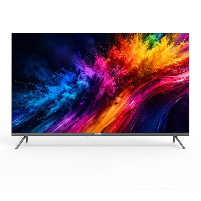 Téléviseur Telefunken 50G4FN QLED 4K Smart Google TV + Récepteur Intégré Noir - Google