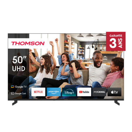 Téléviseur Thomson 50UG4S14 UHD 4K Side Feet Google TV Noir Tunisie