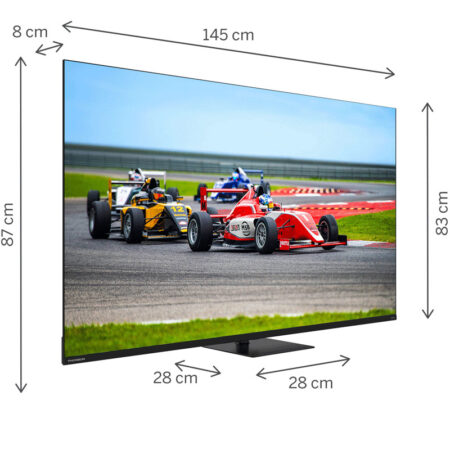 Téléviseur Thomson 65QG7C14 Smart QLED Pro UHD 4K Google TV Noir Tunisie