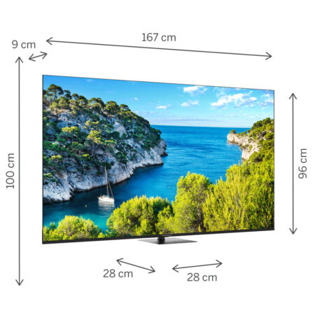 Téléviseur Thomson 75UG5C14 Smart UHD 4K Google TV Noir Tunisie