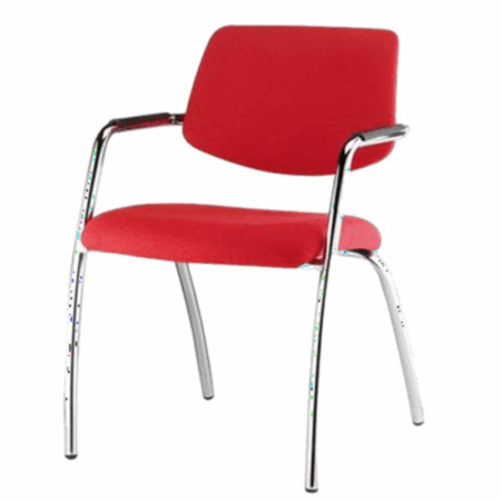 Chaise Visiteur Magix 4 Pieds Avec Accoudoirs Base Chrome Tunisie