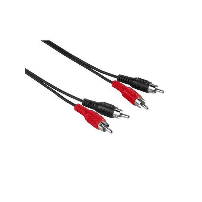 Câble Audio Hama 2Rca Mâle/Mâle 2m – 0030457