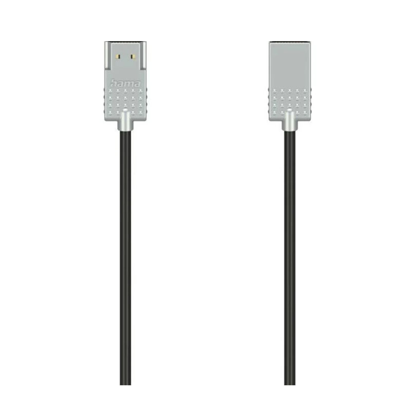 Câble Hdmi Hama haute vitesse 2 m – Noir & Silver -205075