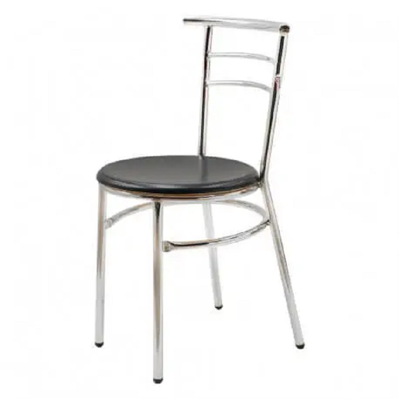 Chaise Chromé Casa Assise Décor – Noir – CHC0043