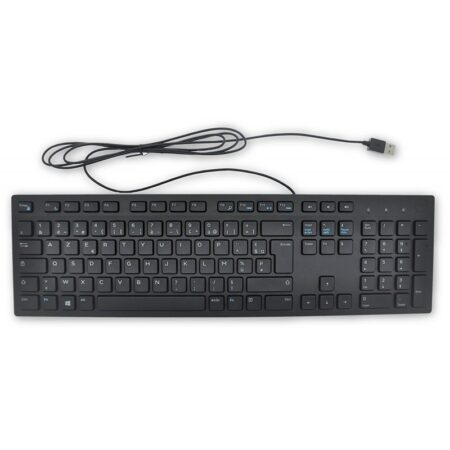 Clavier Multimédia DELL KB216 USB Noir – 580-ADGU Tunisie