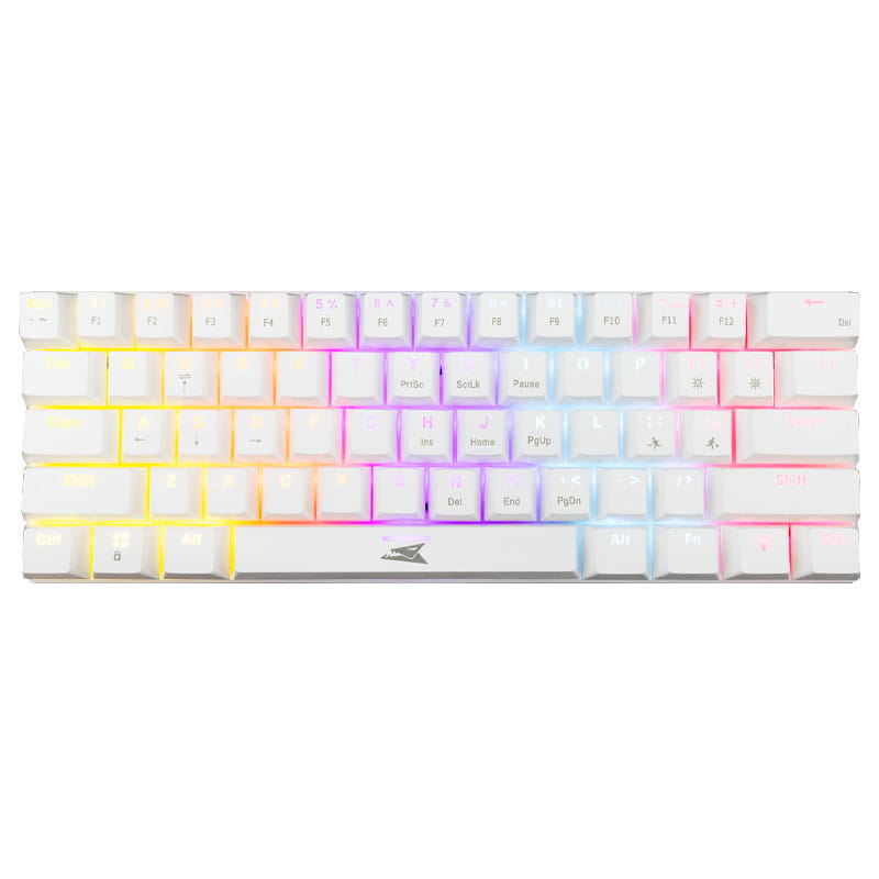 Clavier Gaming Baracuda Dolphin Red Switch – Blanc -BGK-03211