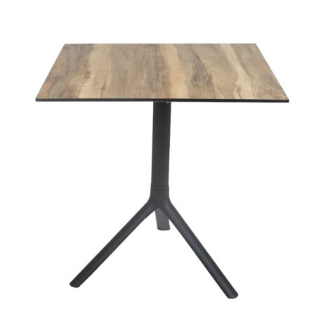 Table Bistrot Noa 3 Pieds 70×70 Cm Compact Socle Peinture Noir Sotufab – Indien – TBIS146NR Tunisie