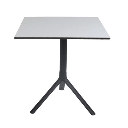 Table Bistrot Noa 3 Pieds 70×70 Cm Compact Socle Peinture Noir Sotufab – Blanc – TBIS146NR Tunisie