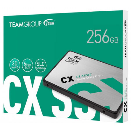 Disque Ssd Interne Teamgroup Cx2 256 Go 2.5&Prime; Sata Iii – T253X6256G0C101 Tunisie