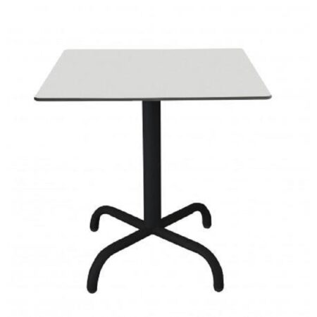 Table Bistrot 70×70 Cm Compact Socle Peinture Sotufab – Noir – TBIS104 Tunisie
