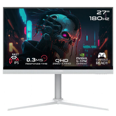 Ecran Gaming Gameon Arctic Pro Series 27 » QHD 180Hz Fast IPS – Blanc – GOA27QHD180IPS Tunisie