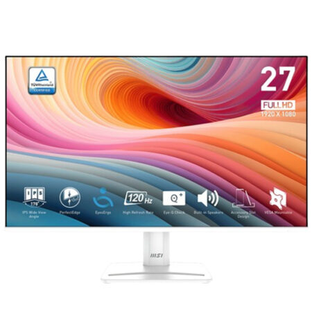 Ecran MSI Pro MP275W E2 27 » Full HD 120Hz IPS – Blanc – 9S6-3PD3CM-039 Tunisie