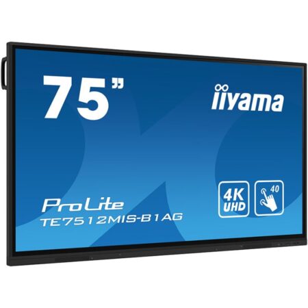 Ecran Interactif IIYAMA 75 » 4K UHD IPS 60HZ – Noir Mate – TE7512MIS-B1AG Tunisie