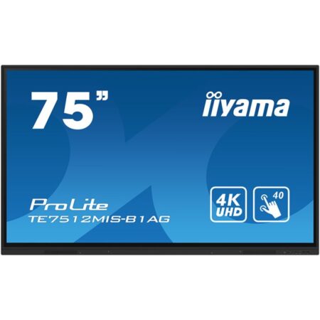 Ecran Interactif IIYAMA 75 » 4K UHD IPS 60HZ – Noir Mate – TE7512MIS-B1AG Tunisie