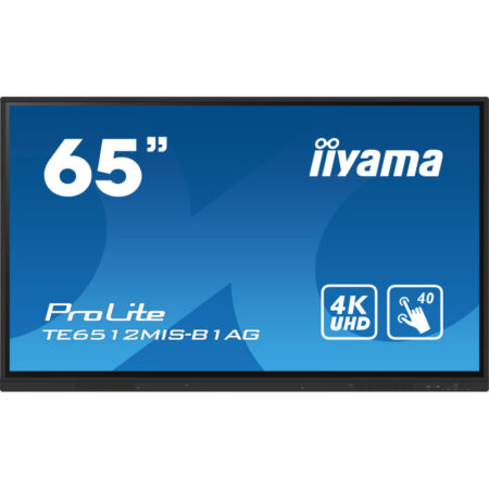Ecran Tactile iiyama pro lite  65 » 4K UHD IPS 60HZ – Noir – TE6512MIS-B1AG Tunisie