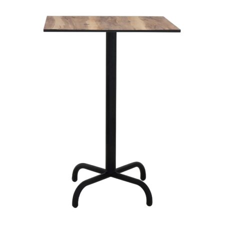 Table Haute 70×70 Cm Compact Socle Métallique Sotufab – Indien – TPIZ049 Tunisie