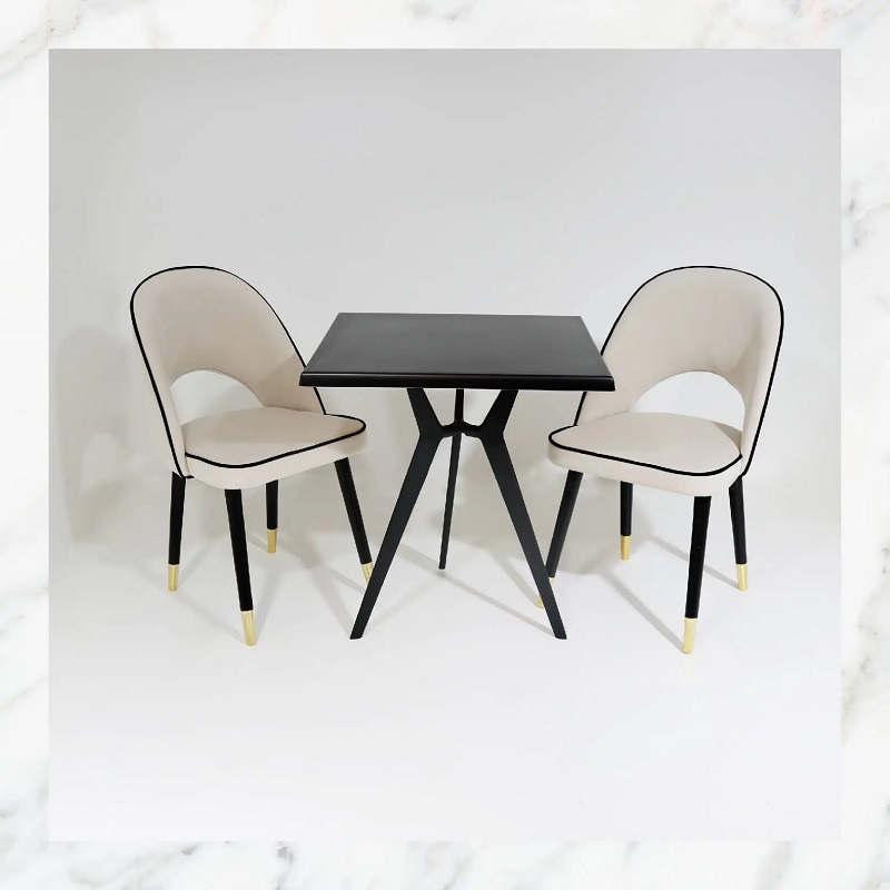 Table Bistrot Matrix 3 Pieds 70×70 Cm Werzalit Socle Peinture Sotufab – Noir – TBIS140NR