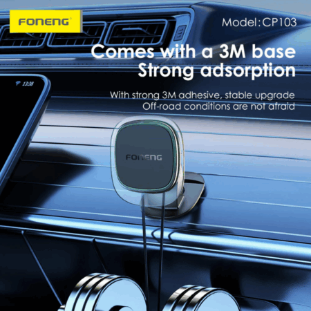 Support magnétique Voiture Foneng – Noir – CP103  Tunisie