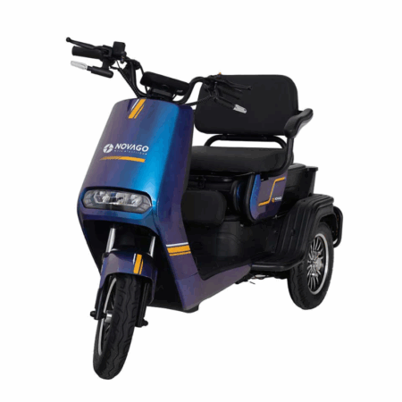 Scooter Électrique NOVAGO Tricity – Bleu Tunisie