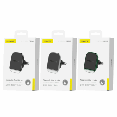 Support magnétique Voiture Foneng – Noir – CP106 Tunisie