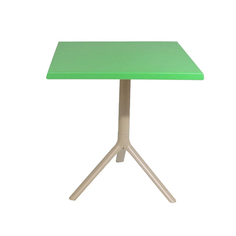 Table Bistrot Noa 3 Pieds 70×70 Cm Werzalit Socle Peinture Grège Sotufab – Pistache – TBIS144GR