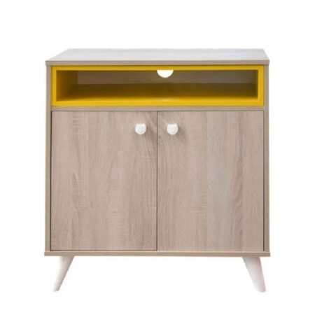 Rangement Sotufab Marhaba – Chène Brut & Jaune – PC43CB/JN Tunisie