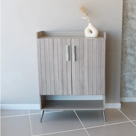 Porte Chaussures Stella – Chêne Brut – PC49CB Tunisie