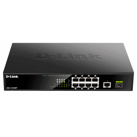 Switch D-link 8 Ports Gigabit 10/100/1000 / Poe 1sfp / 1 Gigabit DGS-1010MP Tunisie